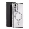 Samsung Galaxy A55 5g Joke Simli Magneticsafe Kılıf - Gümüş