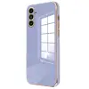 Samsung Galaxy A55 5g Kılıf Volet Silikon - Mavi
