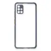 Samsung Galaxy A71 Kılıf Miami Şeffaf Silikon - Gri