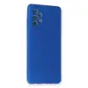 Samsung Galaxy A72 Kılıf First Silikon - Mavi