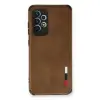Samsung Galaxy A73 5g Kılıf Loop Deri Silikon - Kahverengi