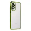 Samsung Galaxy A73 5g Kılıf Razer Lensli Silikon - Yeşil