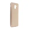 Samsung Galaxy J6 Kılıf First Silikon - Gold