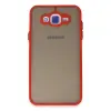 Samsung Galaxy J7 Kılıf Montreal Silikon Kapak - Kırmızı