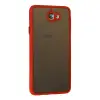 Samsung Galaxy J7 Prime Kılıf Montreal Silikon Kapak - Kırmızı