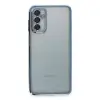Samsung Galaxy M23 Kılıf Razer Lensli Silikon - Açık Mavi