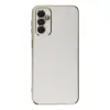 Samsung Galaxy M23 Kılıf Volet Silikon - Beyaz