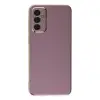 Samsung Galaxy M23 Kılıf Volet Silikon - Mor