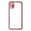 Samsung Galaxy M31 Kılıf Miami Şeffaf Silikon - Fuşya