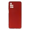 Samsung Galaxy M51 Kılıf First Silikon - Bordo