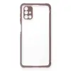 Samsung Galaxy M51 Kılıf Miami Şeffaf Silikon - Açık Mor