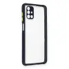 Samsung Galaxy M51 Kılıf Miami Şeffaf Silikon - Lacivert