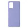 Samsung Galaxy Note 20 Kılıf Nano İçi Kadife Silikon - Lila