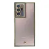 Samsung Galaxy Note 20 Ultra Kılıf Liva Lens Silikon - Yeşil