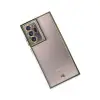 Samsung Galaxy Note 20 Ultra Kılıf Liva Lens Silikon - Yeşil