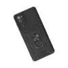 Samsung Galaxy S20 Fe Kılıf Pars Lens Yüzüklü Silikon - Siyah