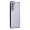 Samsung Galaxy S21 Fe Kılıf Razer Lensli Silikon - Mor
