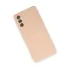 Samsung Galaxy S21 Plus Kılıf Nano İçi Kadife Silikon - Pudra