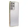 Samsung Galaxy S21 Ultra Kılıf Razer Lensli Silikon - Gold