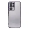 Samsung Galaxy S21 Ultra Kılıf Razer Lensli Silikon - Mor