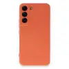 Samsung Galaxy S22 Plus Kılıf Nano İçi Kadife Silikon - Turuncu