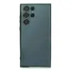 Samsung Galaxy S22 Ultra Kılıf Razer Lensli Silikon - Yeşil