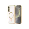 Samsung Galaxy S23 Kılıf Kross Magneticsafe Kapak - Gold