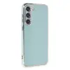 Samsung Galaxy S23 Kılıf Volet Silikon - Açık Yeşil