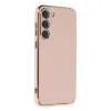 Samsung Galaxy S23 Kılıf Volet Silikon - Pembe