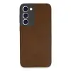 Samsung Galaxy S23 Plus Kılıf Loop Deri Silikon - Kahverengi