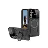 Samsung Galaxy S24 Fe Kılıf Joy Lens Standlı Kapak - Siyah
