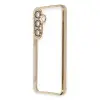 Samsung Galaxy S24 Fe Kılıf Razer Lensli Silikon - Gold