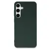 Samsung Galaxy S24 Plus Kılıf First Silikon - Koyu Yeşil