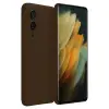 Samsung Galaxy S25 Edge First Silikon - Kahverengi