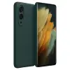 Samsung Galaxy S25 Edge First Silikon - Koyu Yeşil