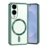 Samsung Galaxy S25 Edge Kross Magneticsafe Kapak - Koyu Yeşil