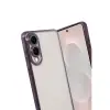 Samsung Galaxy S25 Edge Razer Lensli Silikon - Mor