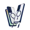 Samsung Galaxy S25 Plus Kılıf Enka Magsafe Silikon Kılıf - Lacivert