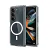 Samsung Galaxy Z Fold 6 Kılıf Magneticsafe Şeffaf Silikon - Şeffaf