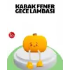 Şarjlı Pumpkin Led Masa Lambası Zamanlayıcılı Dokunmatik