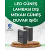 Şeffaf Abajurlu Duvar Tipi Solar Işık
