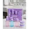 Şeffaf Seyahat Dolum Şişesi Seti 5 Parça Kozmetik Organizer