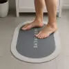 Sihirli Süper Su Emici Kaymaz Tabanlı Oval Paspas 40*60 cm