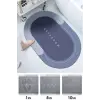 Sihirli Süper Su Emici Kaymaz Tabanlı Oval Paspas 40*60 cm