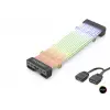 Silikon Işıklı Bükülebilir Argb Light Board 24 Pin - Siyah ND2801