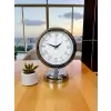 Sılver Classic Aura 25 x 20 Cm Metal Krom Masa Saati