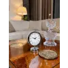 Sılver Classic Aura 25 x 20 Cm Metal Krom Masa Saati