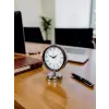Sılver Classic Aura 25 x 20 Cm Metal Krom Masa Saati