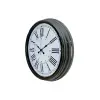 Silver Elegance 40 Cm Krom Metal Duvar Saati