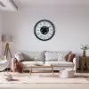 Silver Empire 60 Cm Çarklı Krom Duvar Saati